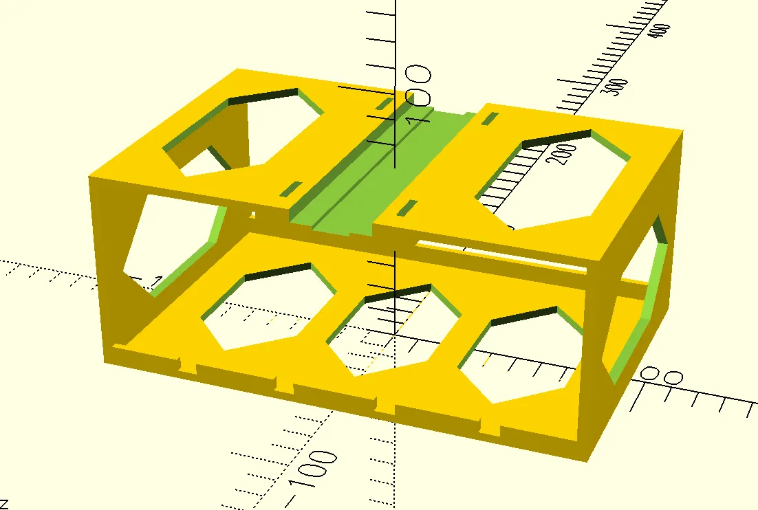 Model of the audio interface mount
